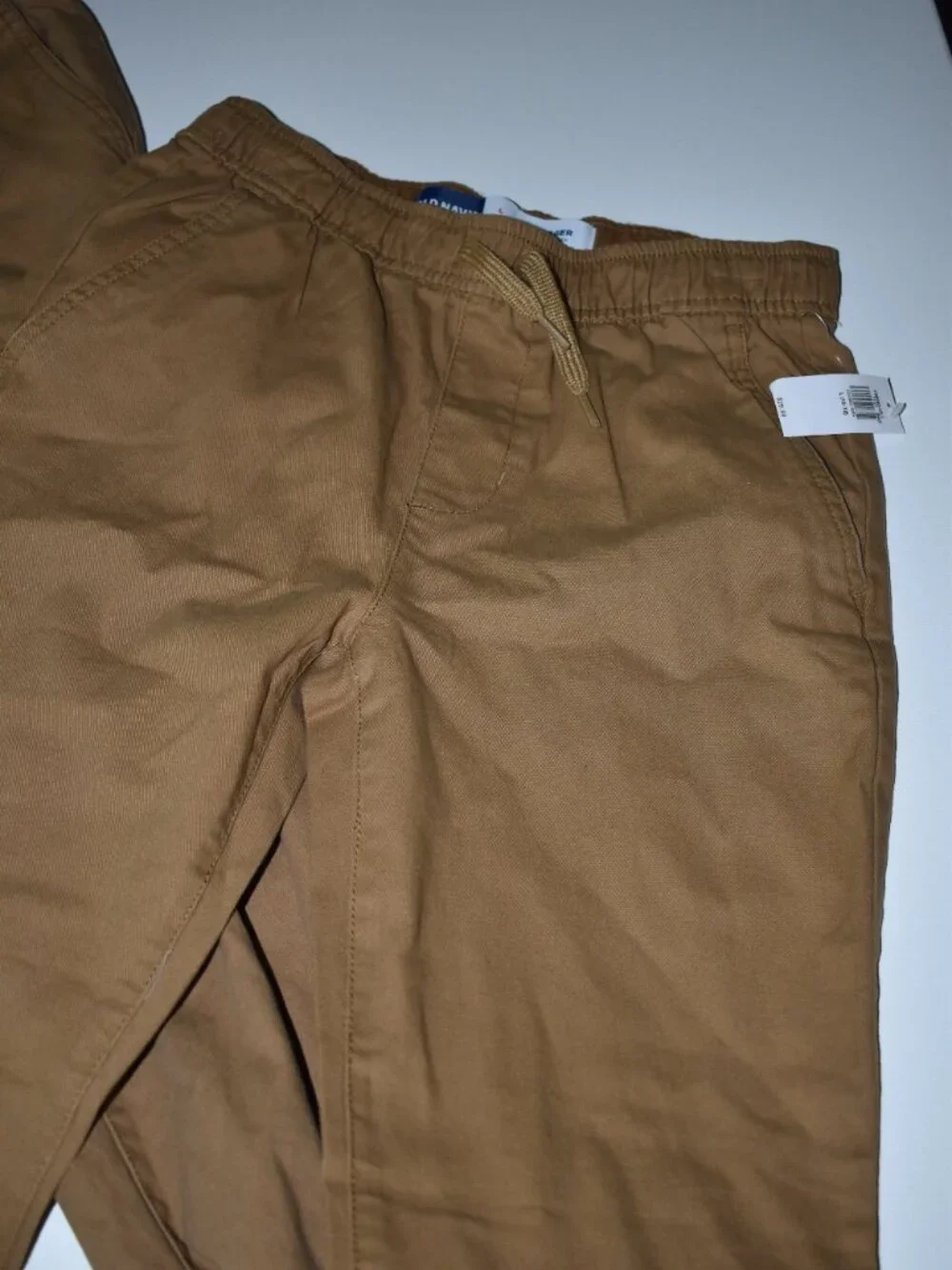 NWT Old Navy Built-In Flex Jogger Pants Boys Lg 10-12 Brown Drawstring Elastic